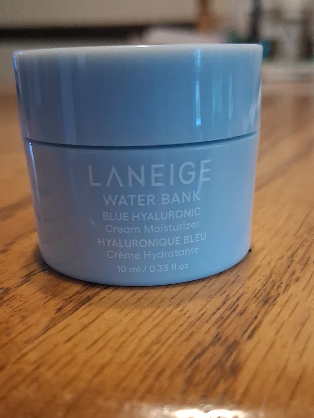 LANEIGE Water Bank Blue Hyaluronic Cream Moisturizer - Sky Blue Jar